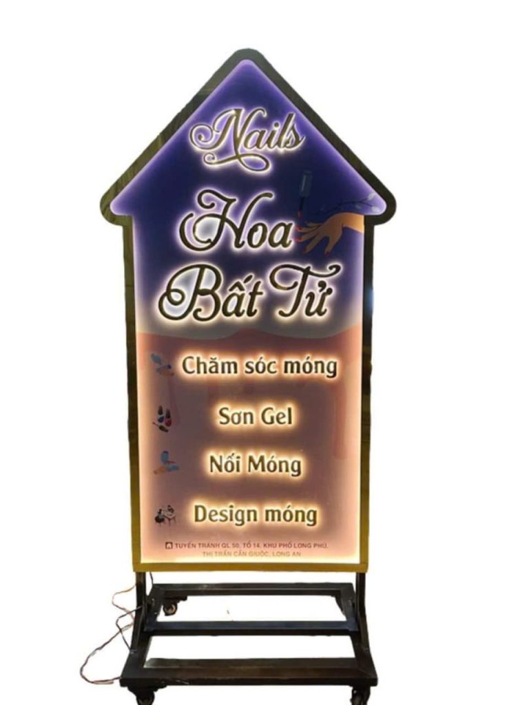68+ Mẫu Bảng Hiệu Nail Đứng, Biển Tiệm Nail Nhỏ Đẹp