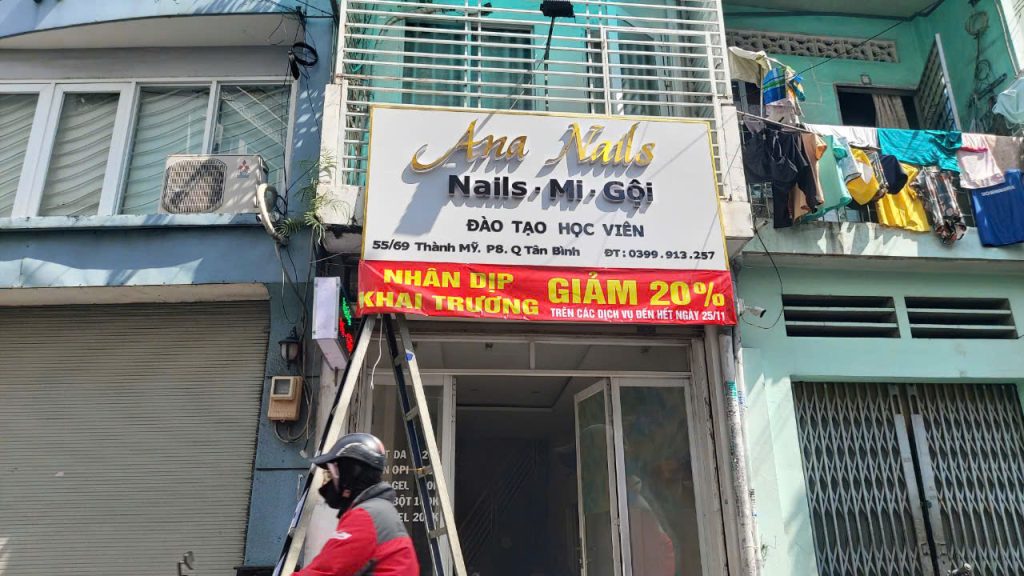68+ Mẫu Bảng Hiệu Nail Đứng, Biển Tiệm Nail Nhỏ Đẹp