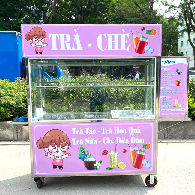 Những mẫu xe bán trà sửa