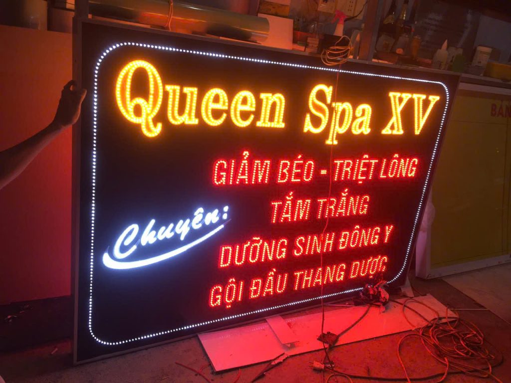 Chữ mica sáng chân - Giải pháp quảng cáo hiệu quả